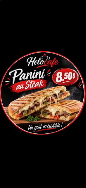 Panini au steak
